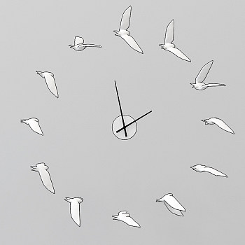 Z02-1119北欧创意海鸥挂钟