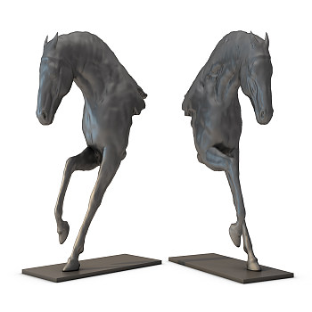 H20-0704马雕塑摆件