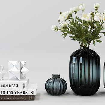 H19-0518北欧玻璃花瓶摆件
