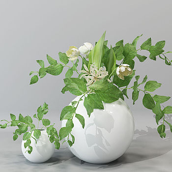 H05-0531现代盆栽植物花瓶