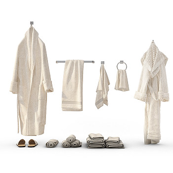 Z08-0818现代浴袍、毛巾组合