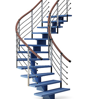 G06-0827现代钢结构楼梯
