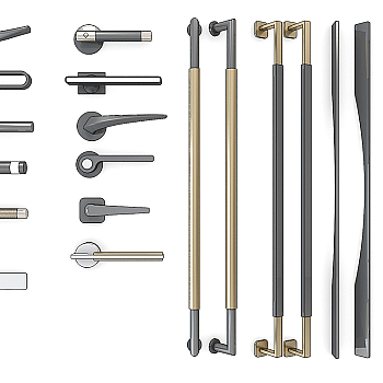 H55-0103现代门把手拉手
