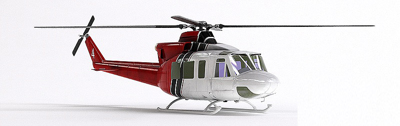 01直升机3d模型下载