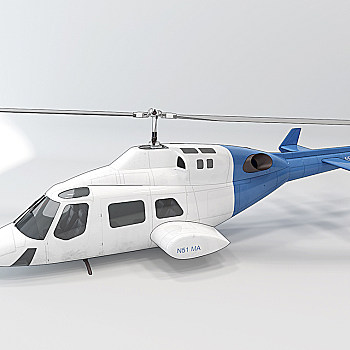 H16-0212直升机3d模型