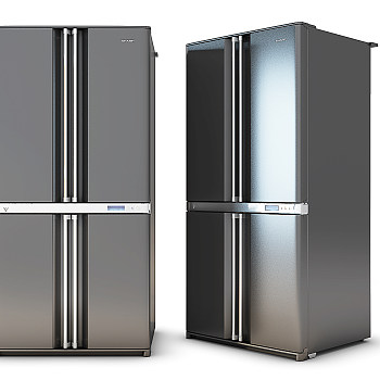 G08-0823黑色电冰箱