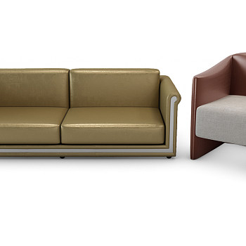 H01-1211现代沙发椅子床尾踏组合