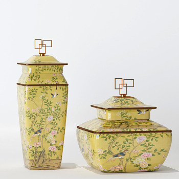 11中式瓷瓶摆件饰品
