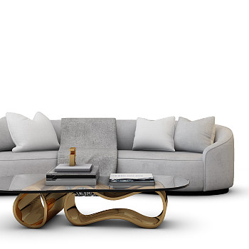 现代单体沙发