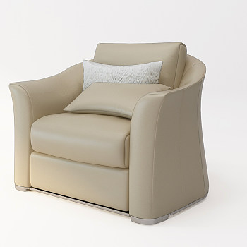 新中式现代单人沙发