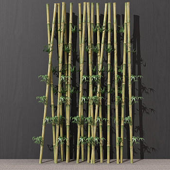 H77-0730竹竿竹子树3dmax模型下载