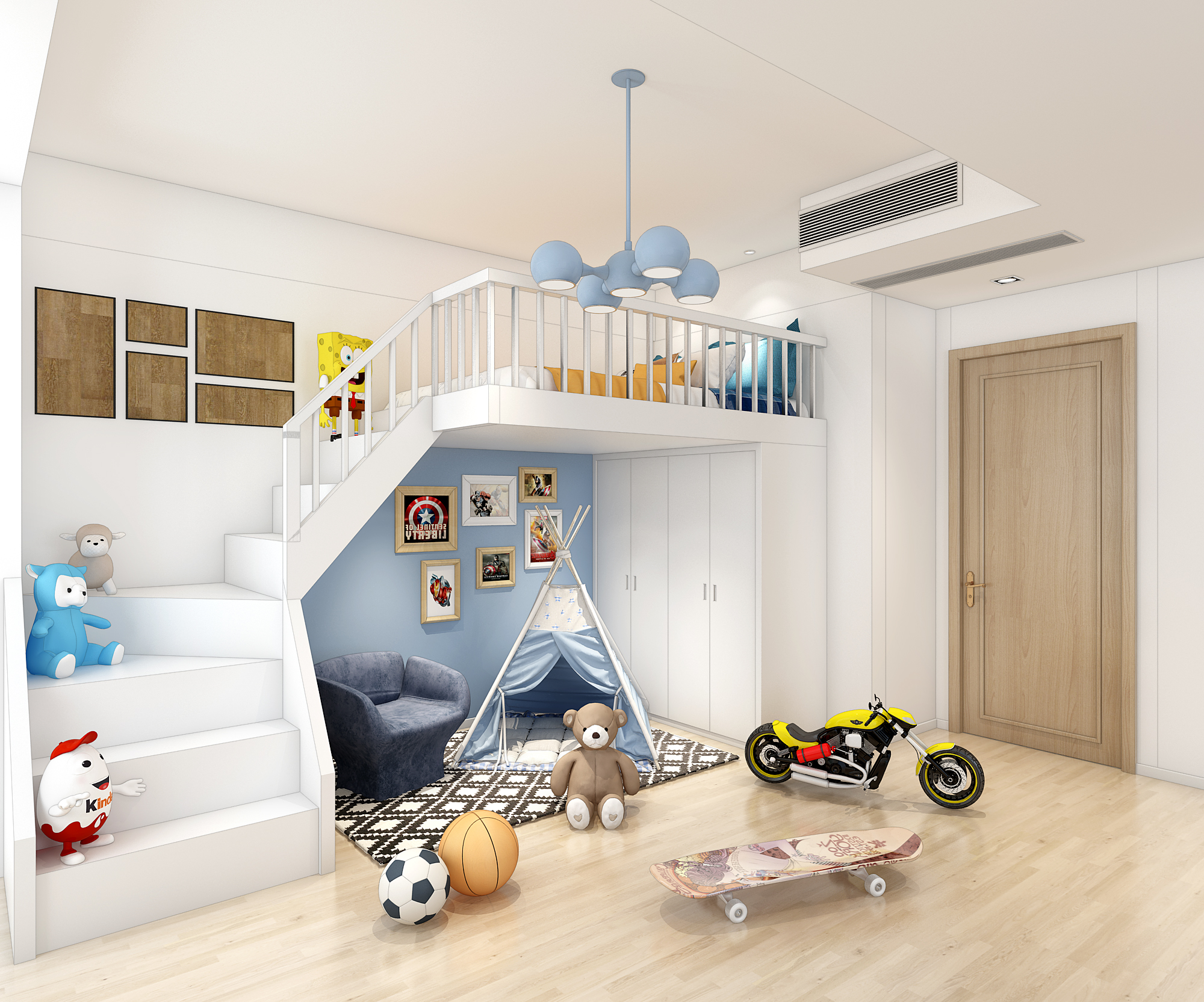 儿童房上下铺床尺寸是多少?2019儿童房上下铺床流行设计 - 本地资讯 - 装一网