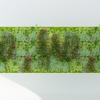 Z14-0522现代绿植墙植物墙