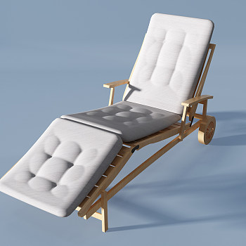 H18-0722现代躺椅3d模型下载