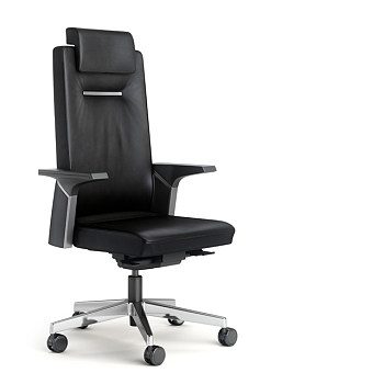 H32-0710现代老板椅办公椅转椅3d模型下载