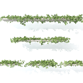 现代植物藤蔓3d模型下载