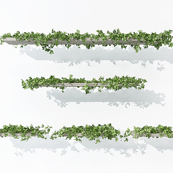 现代植物藤蔓3d模型下载