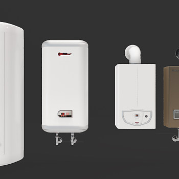 电热水器3d模型下载