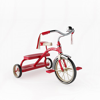 儿童玩具车自行车3d模型下载