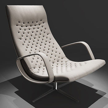 现代办公单椅3d模型下载