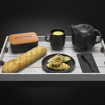 食物茶壶托盘3d模型下载