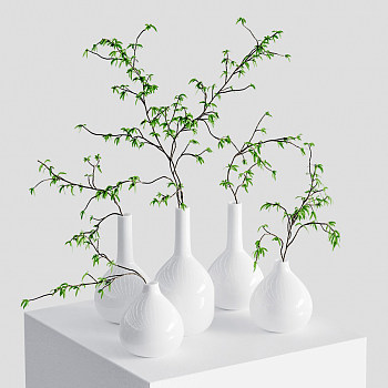 花瓶3d模型下载