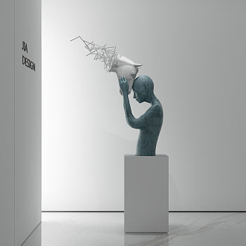 人物雕塑3d模型下载