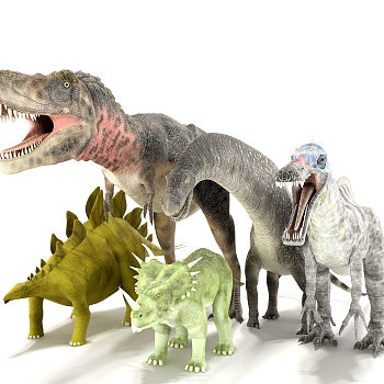恐龙玩具3d模型下载