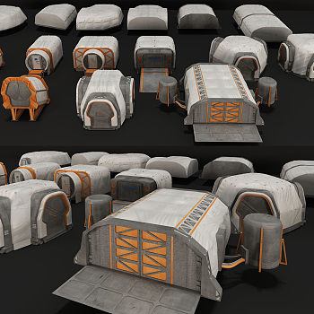 帐篷3d模型下载