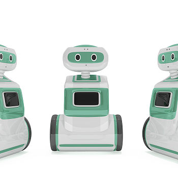 智能机器人3d模型下载