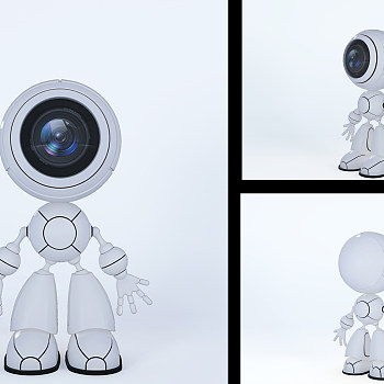 现代机器人3D模型下载