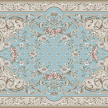 欧式块毯花纹块毯地毯  (8)