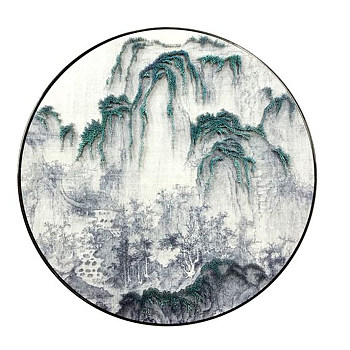 中式圆形挂画 (21)