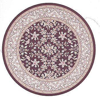 圆形中式欧式圆形花纹地毯 (7)