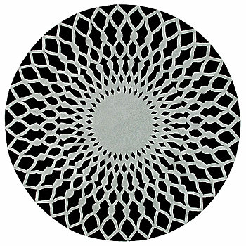 圆形中式欧式圆形花纹地毯 (10)