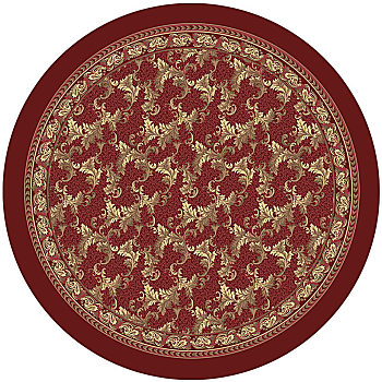 圆形中式欧式圆形花纹地毯 (14)