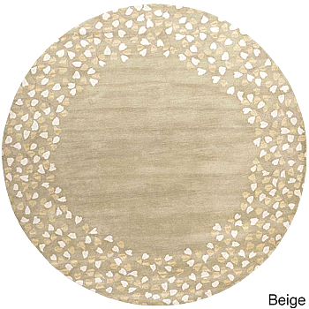 欧式美式古典花纹圆形地毯 (15)