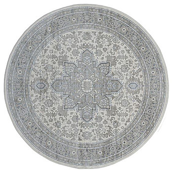 欧式美式古典花纹圆形地毯 (28)
