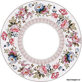 欧式美式古典花纹圆形地毯 (34)