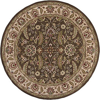 欧式美式古典花纹圆形地毯 (47)