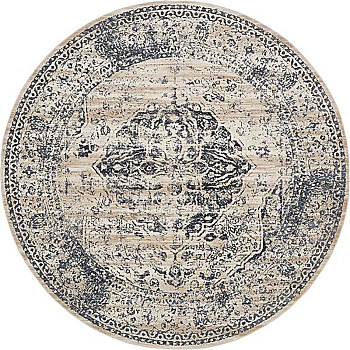 欧式美式古典花纹圆形地毯 (48)