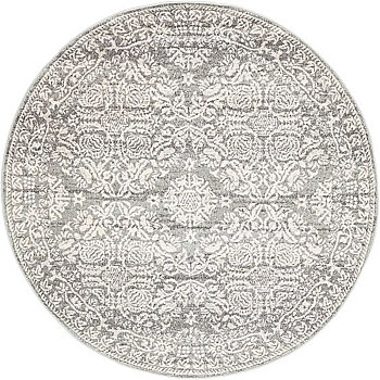 欧式美式古典花纹圆形地毯 (49)