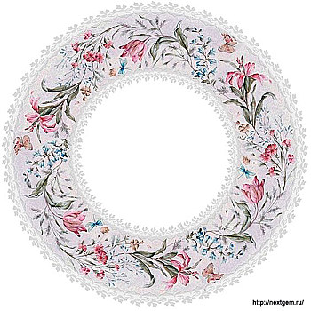 欧式美式古典花纹圆形地毯 (5)