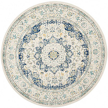 欧式美式古典花纹圆形地毯 (6)