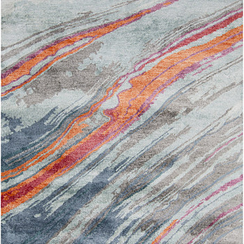 现代地毯新中式地毯波浪纹水纹地毯 (204)