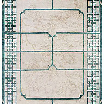 中式古典大花纹地毯 块毯 (35)