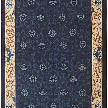 中式古典大花纹地毯 块毯 (7)