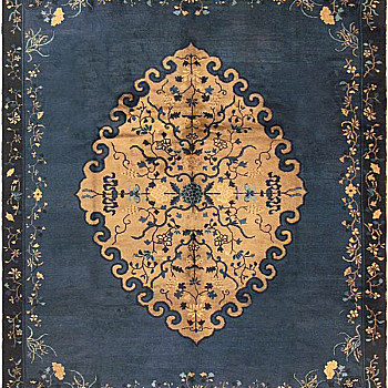 中式古典大花纹地毯 块毯 (17)