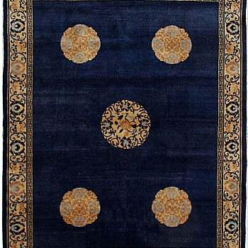 中式古典大花纹地毯 块毯 (36)