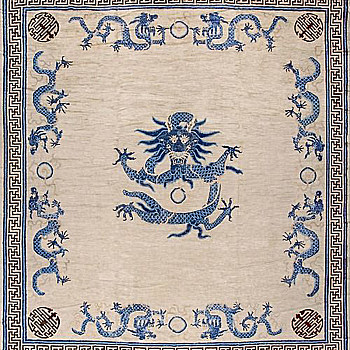 中式古典大花纹地毯 块毯 (45)